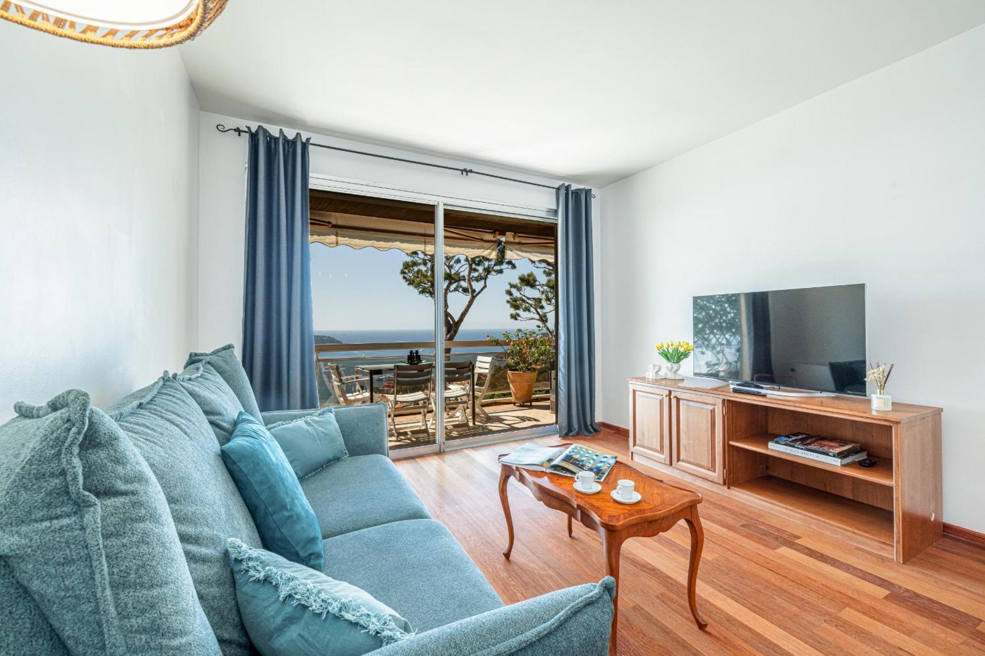 ヴィルフランシュ・シュル・メールExtraordinary Sea View - 1 Bdr With Acアパートメント エクステリア 写真