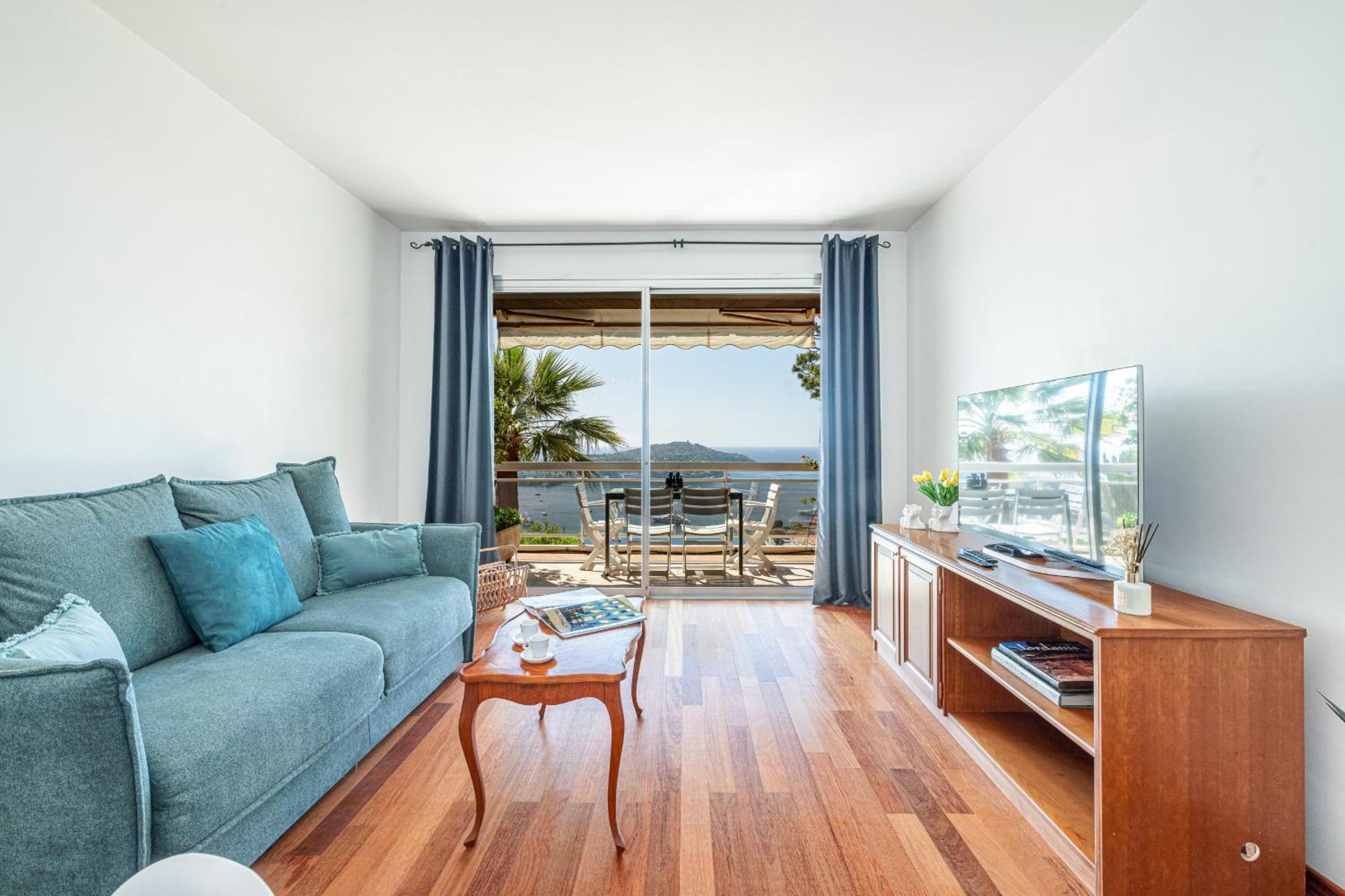 ヴィルフランシュ・シュル・メールExtraordinary Sea View - 1 Bdr With Acアパートメント エクステリア 写真